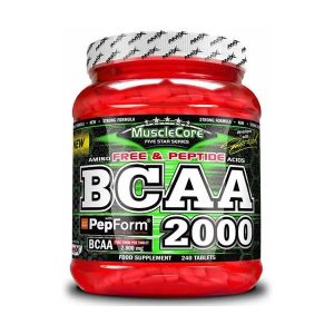 Aminoácidos BCAA 2000 con Pepform 240 tabs